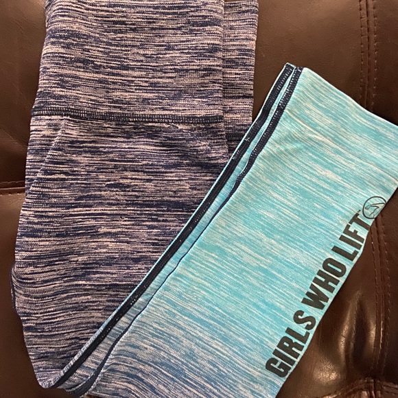 Girls Who Lift ombré 3/4 legging - Picture 2 of 4